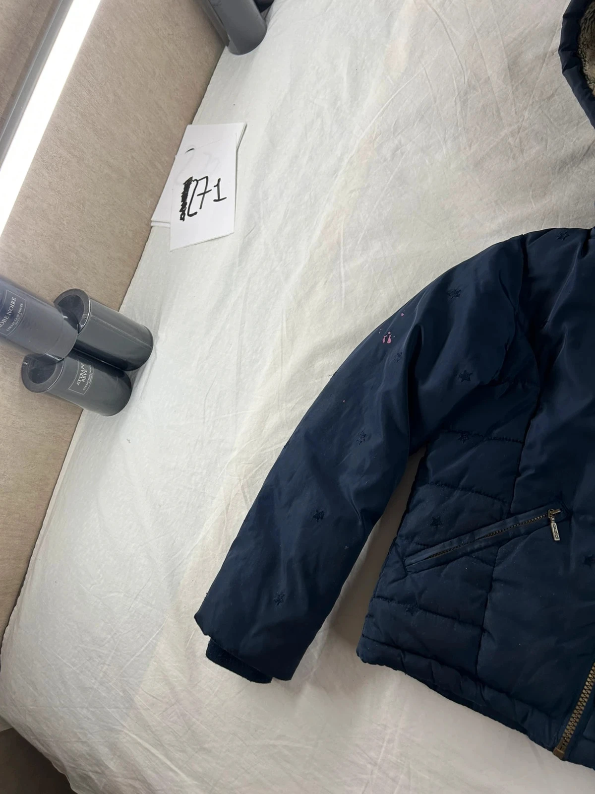 Navy blue Okaïdi puffer jacket size 10 years – photo 4
